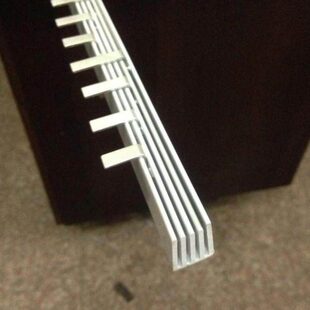 电气汇流排C45-40A/4P C65断路器连接铜排紫铜连接件铜镀锡边插件