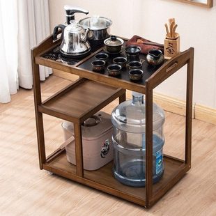 烧水架子茶水桌边柜小型茶柜家用小茶台茶水架饮水桶放置架储物柜