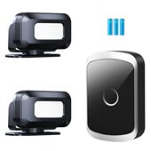 欢迎光临感应器店铺语音迎宾二拖一感应门铃超市商品防盗感应器