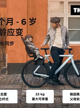 THULE 拓乐 Thule Yepp 2 Maxi FM 后置立杆V式儿童自行车座椅