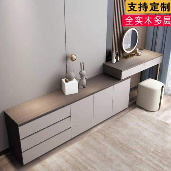 梳妆台收纳柜一体卧室实木书桌电视柜组合床位储物房间转角化妆柜,住宅家具,梳妆台/桌,淘宝优惠券,粉丝福利购,淘宝优惠卷