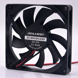 8010 变频器超薄双滚珠大风量 24V 厘米 散热风扇 8CM 全新杰森美