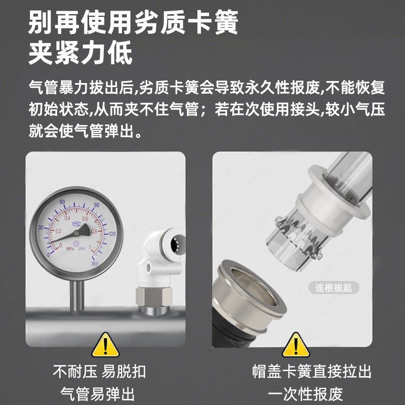 白气动五通气管接头PK-06/08/10/12PKG变径五通英制管1/4 3/8 1/2