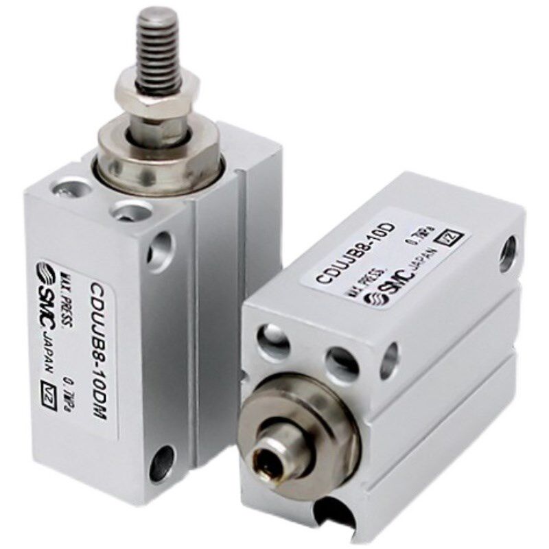 小型自由安装气缸CUJB/CDUJB8/10/12*4D-25D/30D/D外牙不带磁