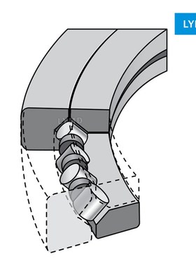 XR766051P4P2交叉圆锥滚子轴承高速精密高刚性国产转盘立车TIMKEN