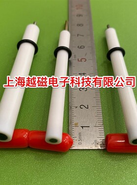 3mm玻碳电极 4mm 5mm玻璃碳电极 RVC玻碳棒 四氟外壳 镀金铜接头