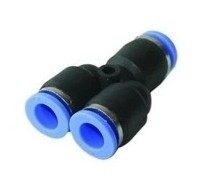 AKS快速接头Y型三通气管快插接头PY-4 6PY-8 10 12 14 16气动元件