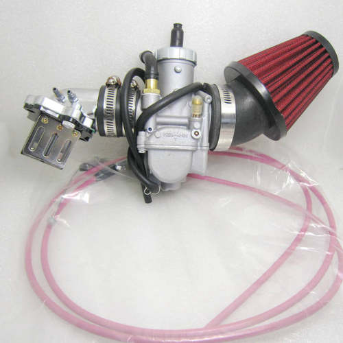 KEIHIN JOG50/90ZR风帆90改装PE24 PE28吊桶化油器接口RAD蘑菇头