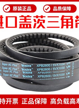 进口盖茨GATES三角带XPB3000 XPB3110/5VX1230齿形V80传动带皮带
