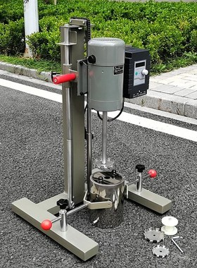 齐威FS-400D实验室分散机油漆油墨涂料小样处理数显高速变频搅拌