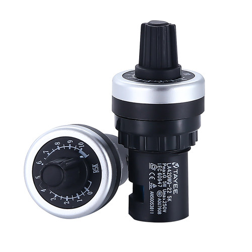 正品上海天逸电位器变频器 精密调速器22mm LA42DWQ-22 1K 5K 10K