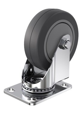 橡胶轮工业脚轮C-CJHK/C-CJHJ/C-CJHS75/100/125-R