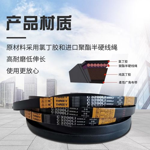 汽车发电机风机齿形三角皮带B型AV17x1143 1150 1168 1175 1180Li