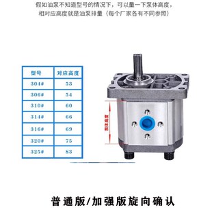 液压站 CBT 齿轮油泵总成 F304 CBN F306 F310 316 325 320 F314