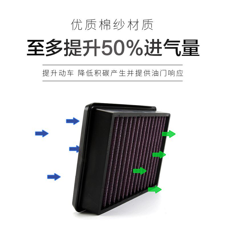 高流量进气空滤 春风摩托车800NK MT空气滤芯滤清器提速改装配件