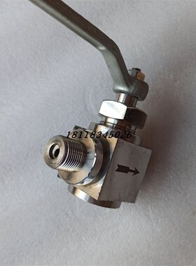 X14W-64P不锈钢304三通旋塞阀 M20*1.5-G1/2高压旋塞阀X14H-64P