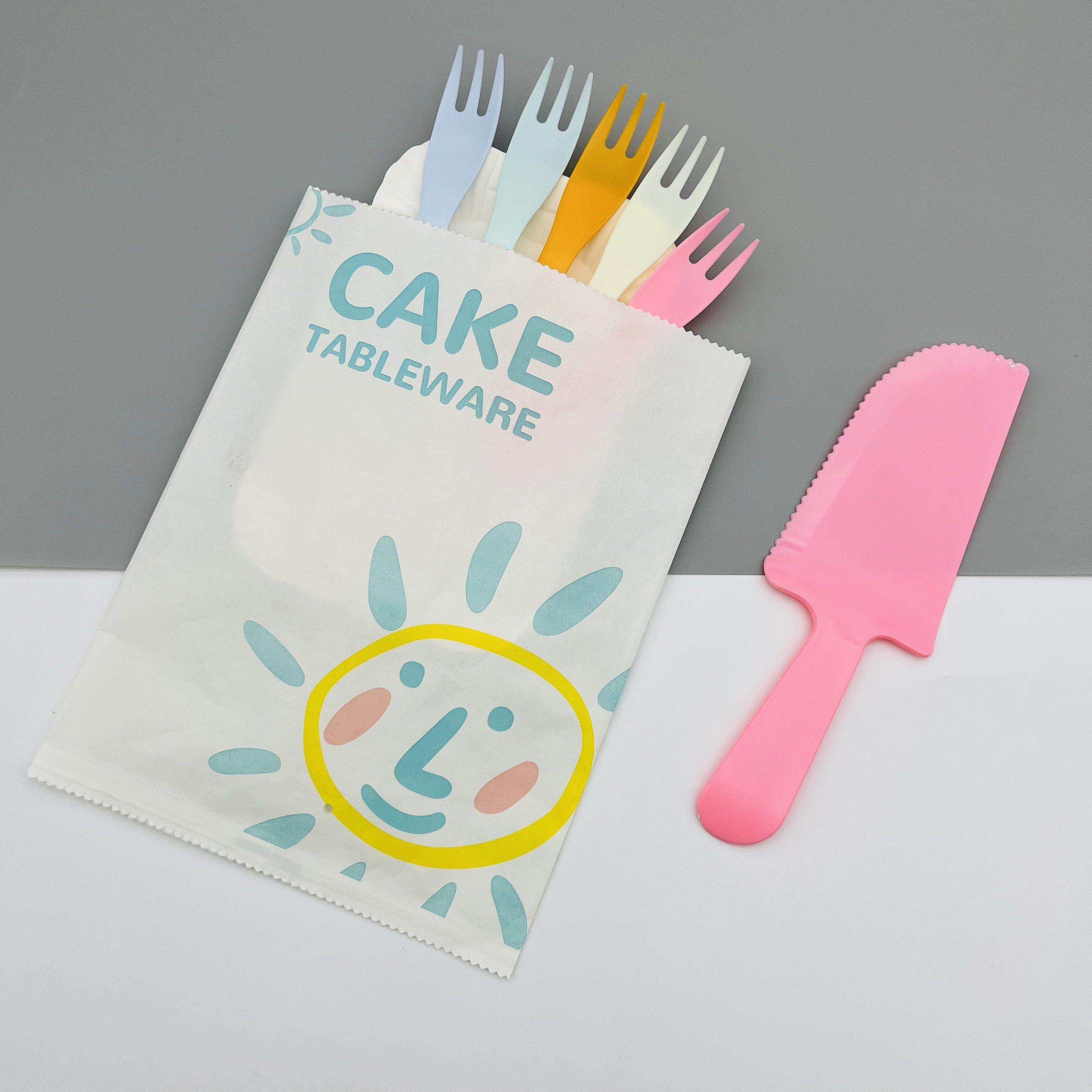 生日蛋糕塑料餐盘刀叉盘套装加厚甜品盘子一次性波浪叉子蛋糕餐具,3C数码配件,USB多功能数码宝,淘宝优惠券,粉丝福利购,淘宝优惠卷