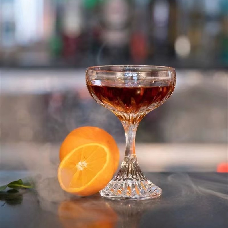 高品质无铅水晶玻璃马塞娜矮身香槟杯冰淇淋杯红T酒杯葡萄酒杯宾