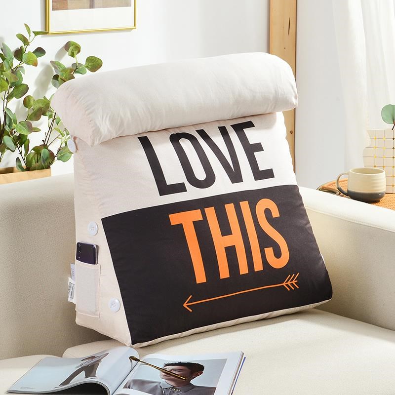 卧室床头软包e榻榻米三角靠垫带头枕大靠枕客厅沙发护腰抱枕靠背