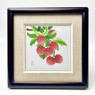 广绣粤绣广州特色礼品 岭南广府文化纯手工刺绣挂件摆件