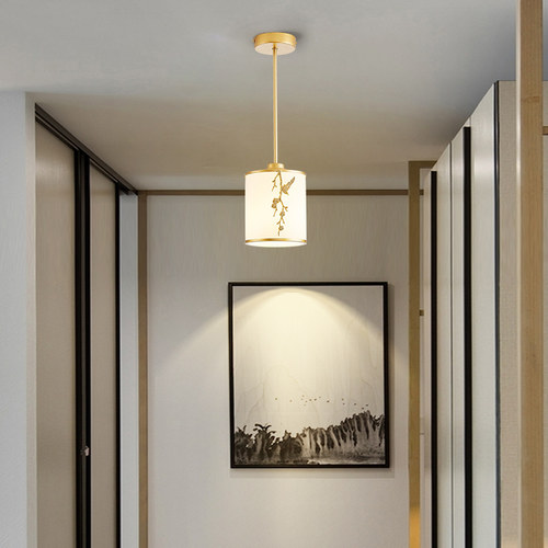 新中式过道灯小吊灯禅意中国风y吸顶灯卧室床头灯玄关过道吧台灯