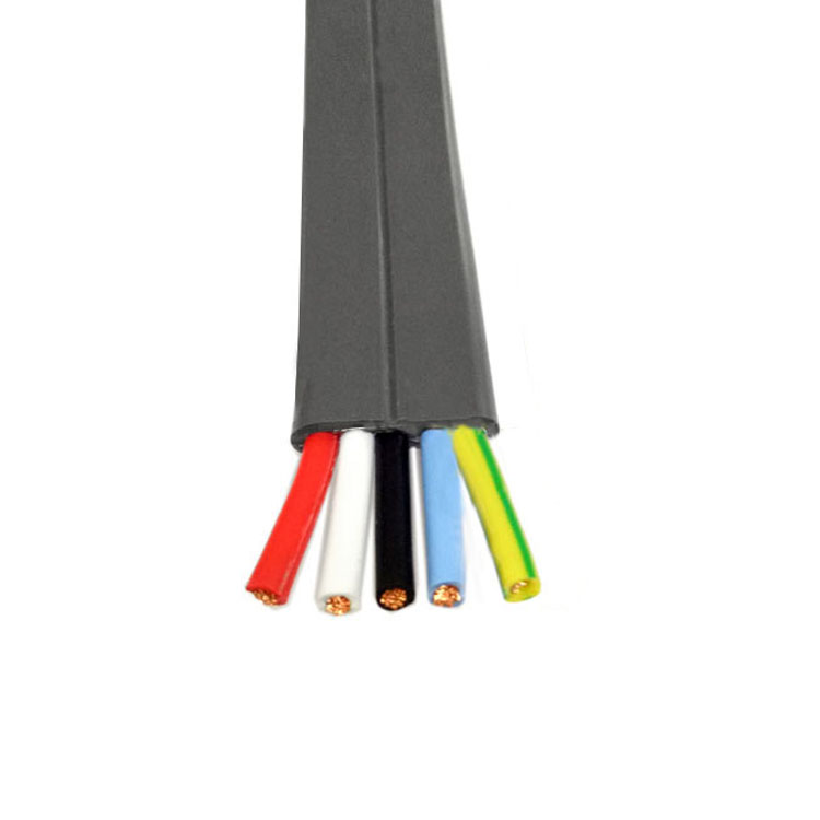 软线TVVB5*2.5平方扁线电梯线 天车行车排线O 耐弯曲5芯伸缩门扁