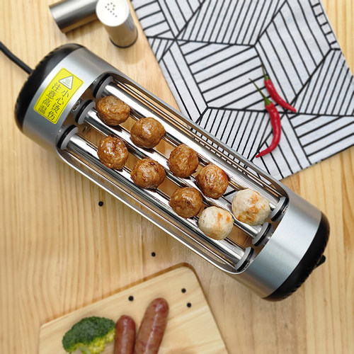 烤肠机小型家用金属全自动热狗A机宿舍学生电烤架多功能早餐机自