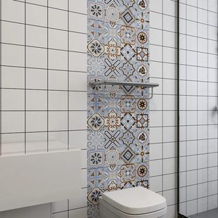 现代简约花砖300x600阳台卫生间花片瓷砖厨房地砖复古花砖600x600