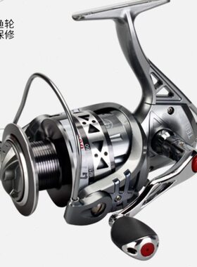 特奔渔轮GTS金属鱼轮斜口路亚纺车轮远投抛竿轮矶钓海竿轮鱼线轮