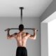 室内家用健身器材天花板吊顶安装 引体向上单杠杆多档高度调节架子