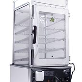 出口110v220v商用蒸包子机早餐店五六层保温柜食物玻璃蒸面饭馒头