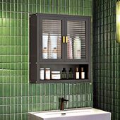 卫生间置物架浴室免打孔壁挂式 厕所洗澡间洗漱台墙上收纳架子上墙