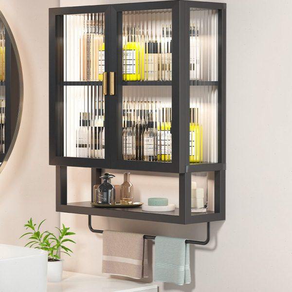 卫生间厕所储物架免打孔洗漱台洗手间墙上收纳柜壁挂式浴室置物架,收纳整理,化妆品收纳架,淘宝优惠券,粉丝福利购,淘宝优惠卷