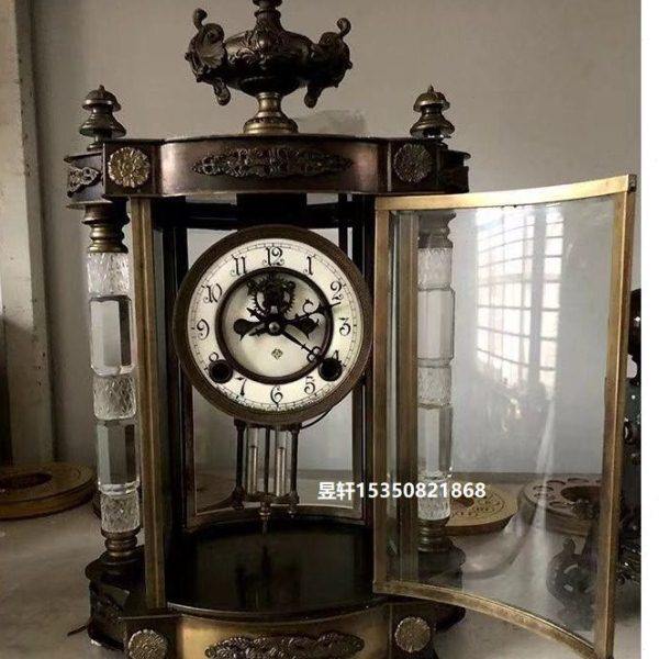 纯铜四明钟欧式古典机械座钟,家居饰品,挂钟,淘宝优惠券,粉丝福利购,淘宝优惠卷