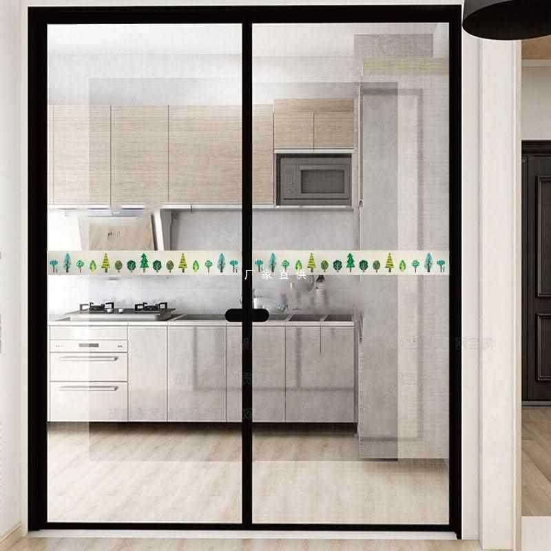 定 制玻璃门防撞条厨房家用公司办公室磨砂玻璃腰线贴简约广告贴,家居饰品,软装墙贴,淘宝优惠券,粉丝福利购,淘宝优惠卷