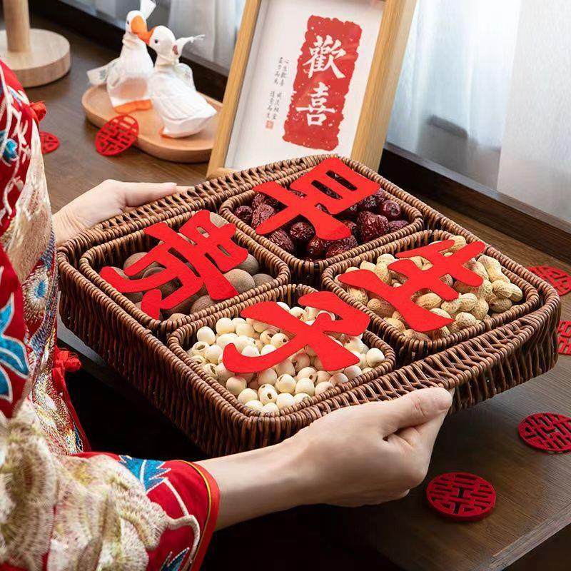 结婚用品大全早生贵子提篮模具压床摆件干果盒订婚宴婚礼摆件摆设,节庆用品/礼品,陪嫁用品套装,淘宝优惠券,粉丝福利购,淘宝优惠卷