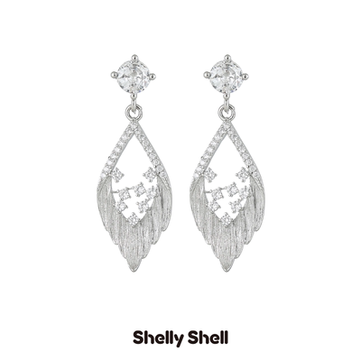 Shelly Shell小花旋耳钉 小众气质轻奢时尚