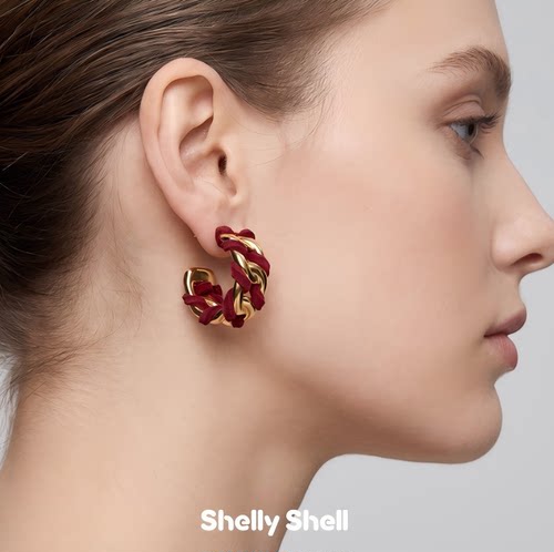 Shelly Shell塞纳耳钉 轻奢百搭简约设计