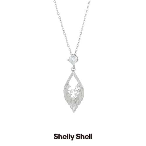 Shelly Shell小花旋项链 小众时尚高级感饰品