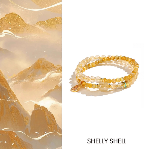 Shelly Shell招财发金手串 时尚潮流个性