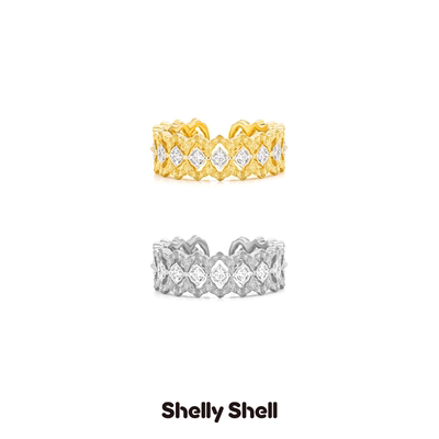 Shelly Shell花丝戒指 气质轻奢个性