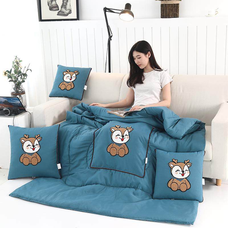 抱枕被SPW一子用加厚汽车两载折叠二合冬公季靠垫被办室午睡空调,居家布艺,抱枕被,淘宝优惠券,粉丝福利购,淘宝优惠卷