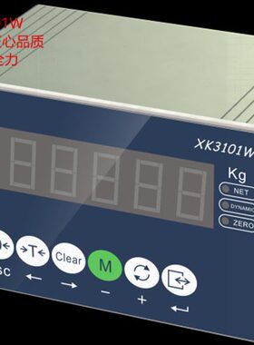 宁波柯力XK3101W/以太网接口仪表/网络仪表/高精度重量采集仪表