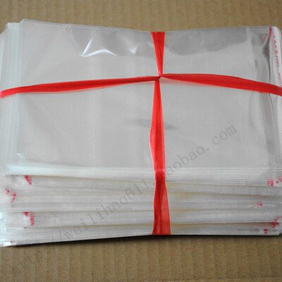 opp不干胶自粘袋 包装袋 透明塑料袋 opp小袋子 7丝13x18cm 200个