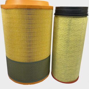 豪沃380空气滤芯336豪瀚340重汽310搅拌车A7自卸车T7H空滤390 400