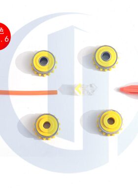 肯比送丝轮1.6铝焊黄色压丝轮KEMPPI焊机导丝轮送丝机配件W001072