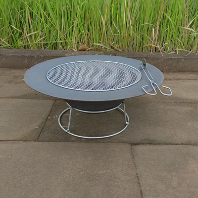 加厚铸铁多功能家k用户外烧烤盆烧烤炉烧烤架便携式免安装烧烤神