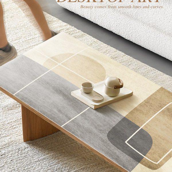 赞屋轻奢高级感皮革茶几桌布防水油免洗耐高温桌垫客厅家用可定制,居家布艺,茶几垫,淘宝优惠券,粉丝福利购,淘宝优惠卷