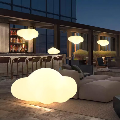 户外云朵b灯吊灯防水别墅花园灯室外庭院灯凉亭露台灯阳光房专用