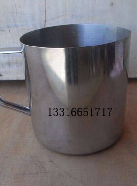 不锈钢量杯不锈钢计量杯  500ml 表面拉丝 暗蚀刻度 500cc